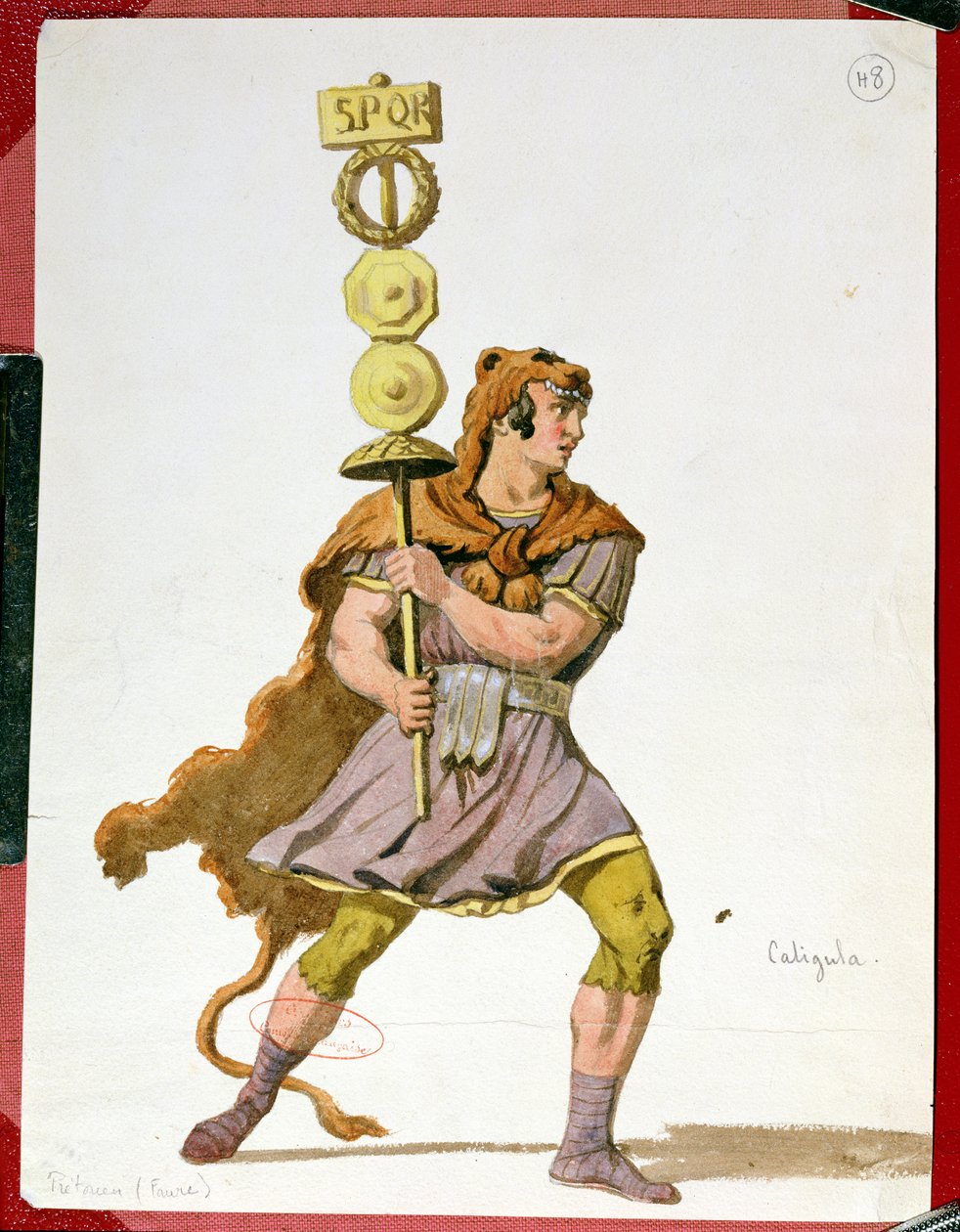 امبراطوري ، تصميم الأزياء لأول إنتاج لـ "كاليجولا" من قبل الكسندر دوماس (1802-70) في الكوميديا الفرنسية ، ديسمبر 1837 بواسطة بيير فرانسوا يوجين جيرود
