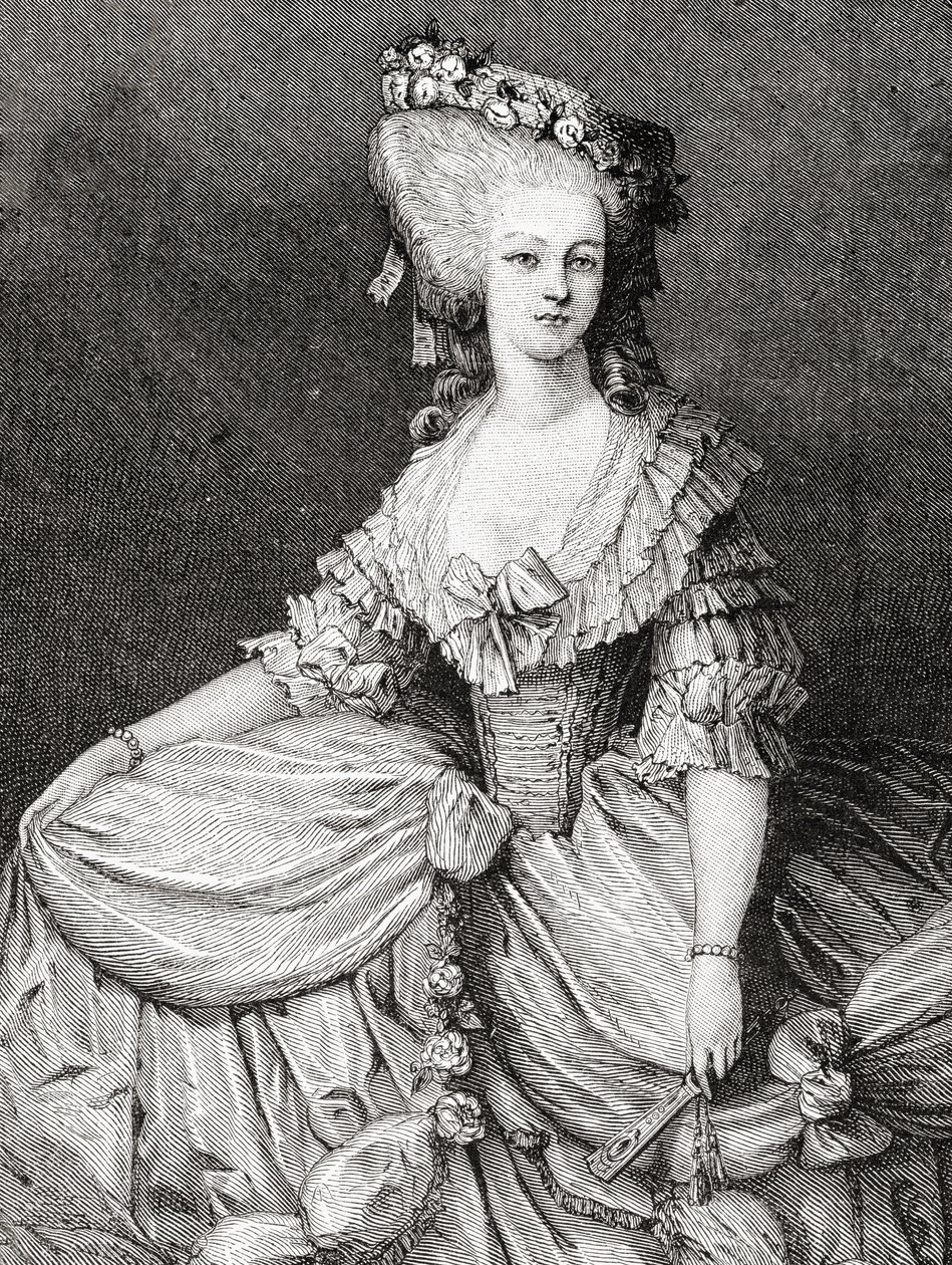صورة ماري تيريز لويز ، أميرة لامبال (1749-1792) منقوشة بواسطة ستيفان بانميكر (1847-1930) بواسطة يوجين جوزيف فيولات