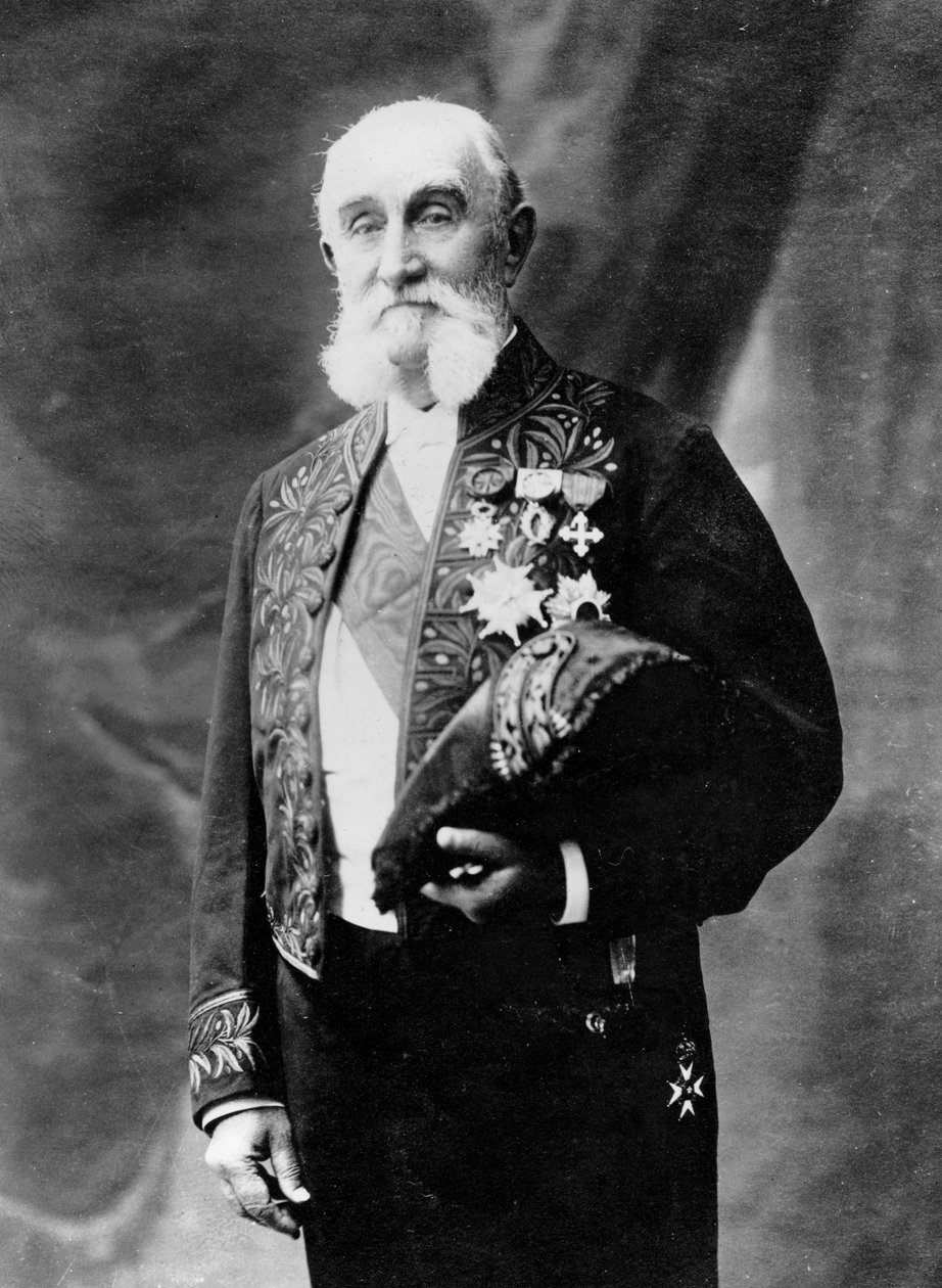 صورة لألفريد غرانديدي ، c.1885 بواسطة يوجين Pirou