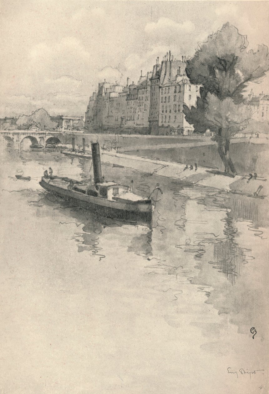 Le Quai des Orfevres ، 1915 بواسطة يوجين بيوت