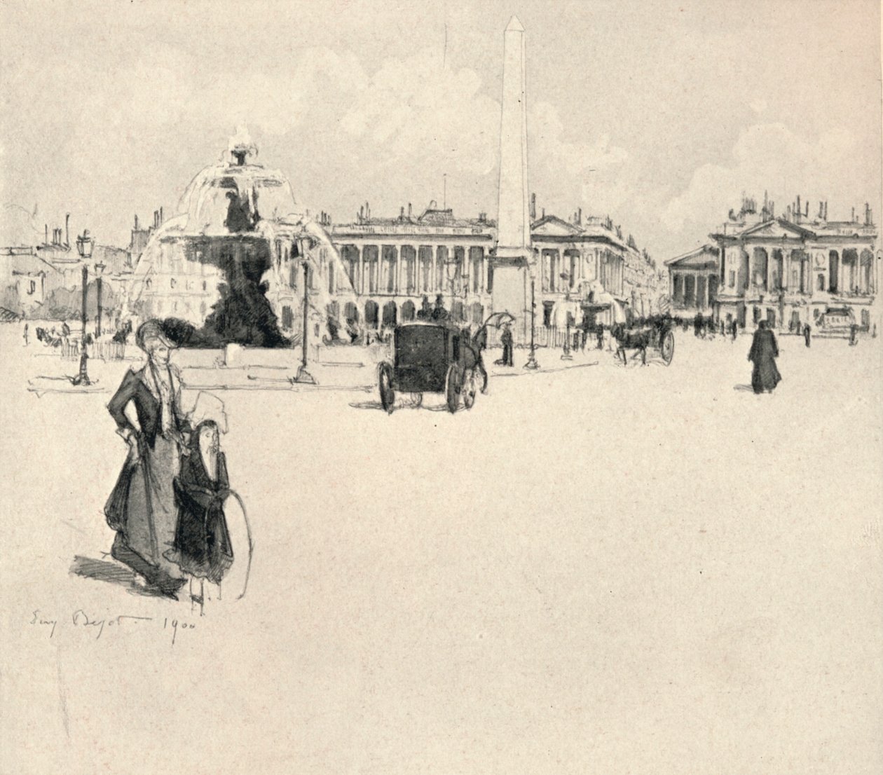 بلاس دي لا كونكورد ، 1915 بواسطة يوجين بيوت