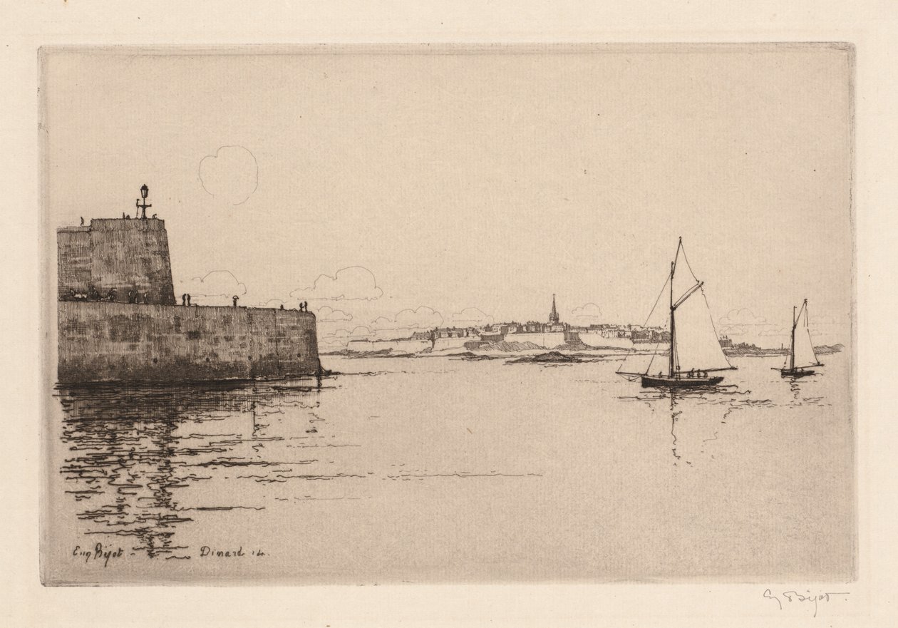 Saint-Malo Vue de Dinard (Saint-Malo vu de Dinard) بواسطة يوجين بيوت