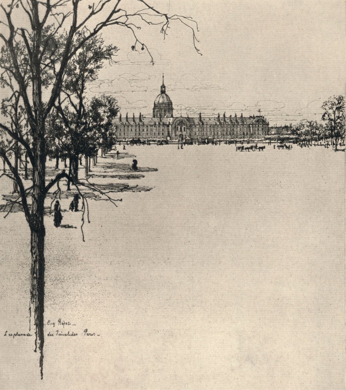 ال Esplanade of Les Invalides ، 1915 بواسطة يوجين بيوت