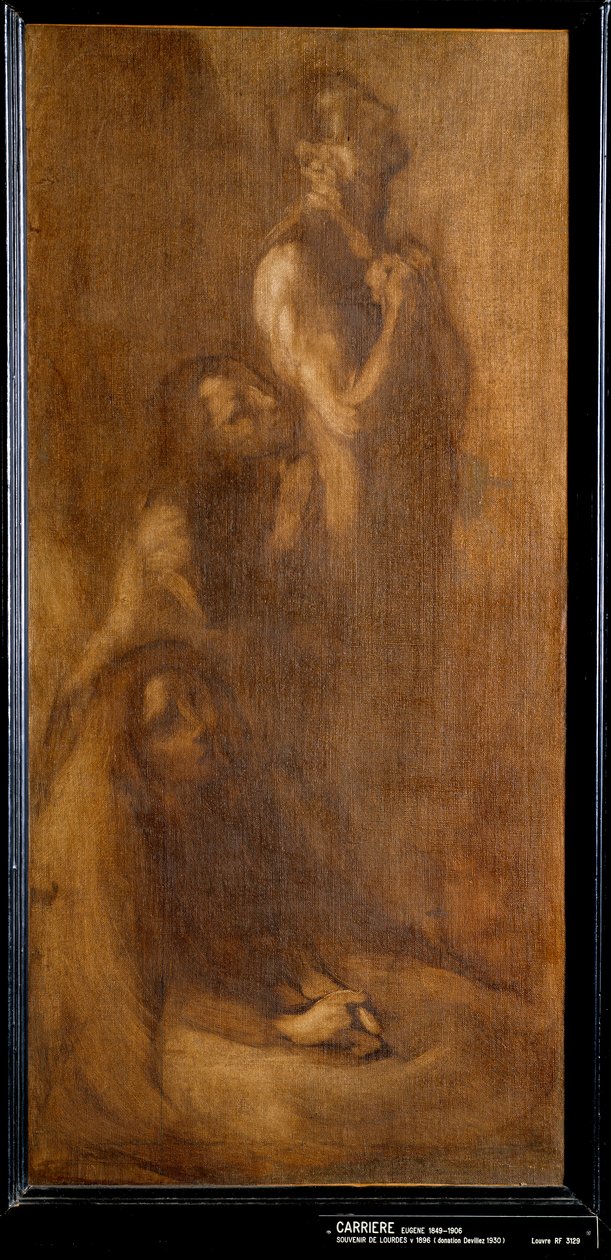 ذكرى لورد بيليرين في الصلاة. رسم يوجين كاريير (1849-1906) 1896 صن. 0،73x0،35 م باريس ، متحف دورسيه بواسطة يوجين كاريير
