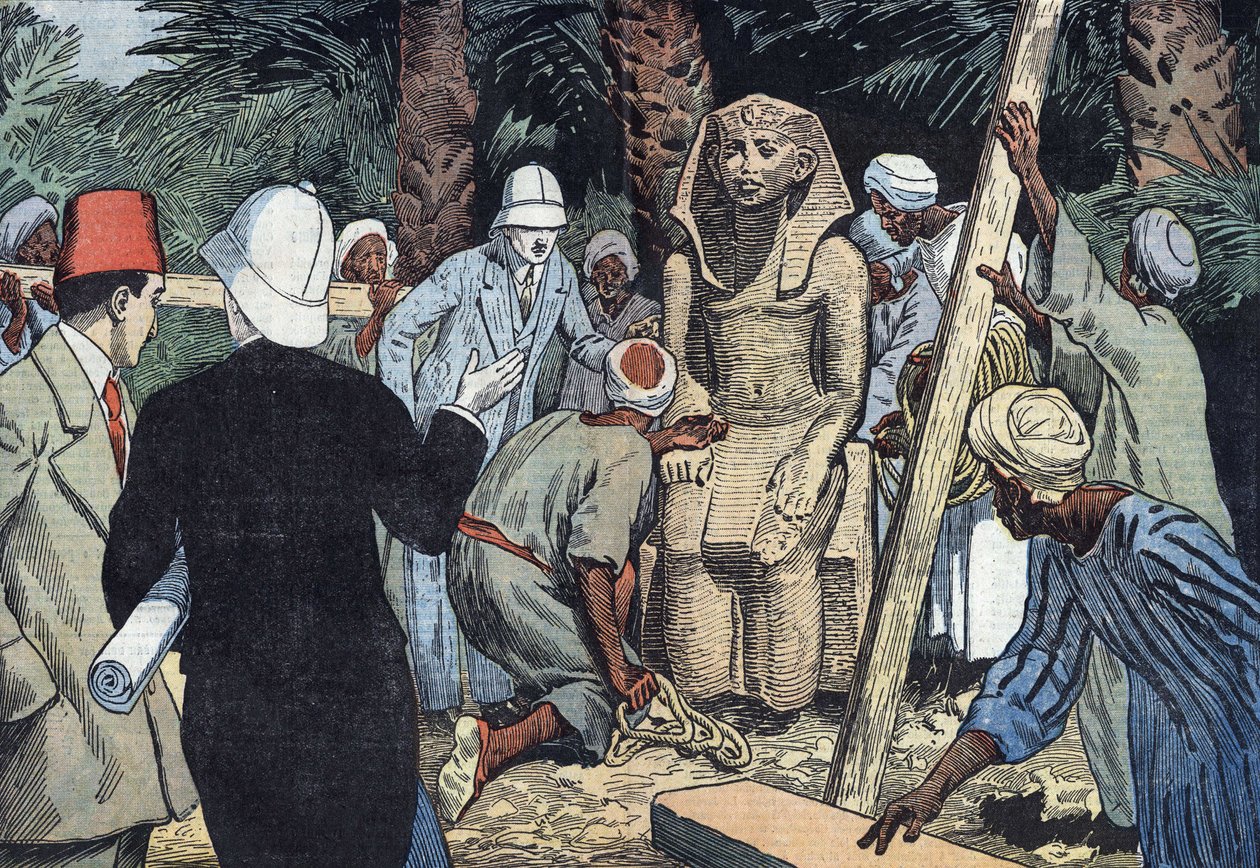 اكتُشف من تمثال سيسوستريس الثالث في عام 1862 بواسطة يوجين دامبلانز