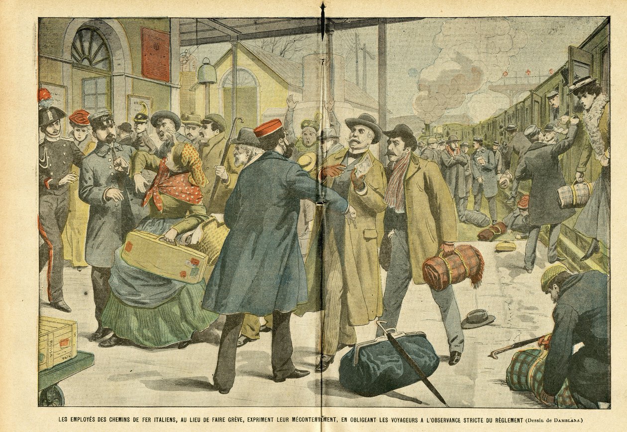 رسم توضيحي لـ Eugene Damblans (1865-1945) في Le Pelerin بواسطة يوجين دامبلانز