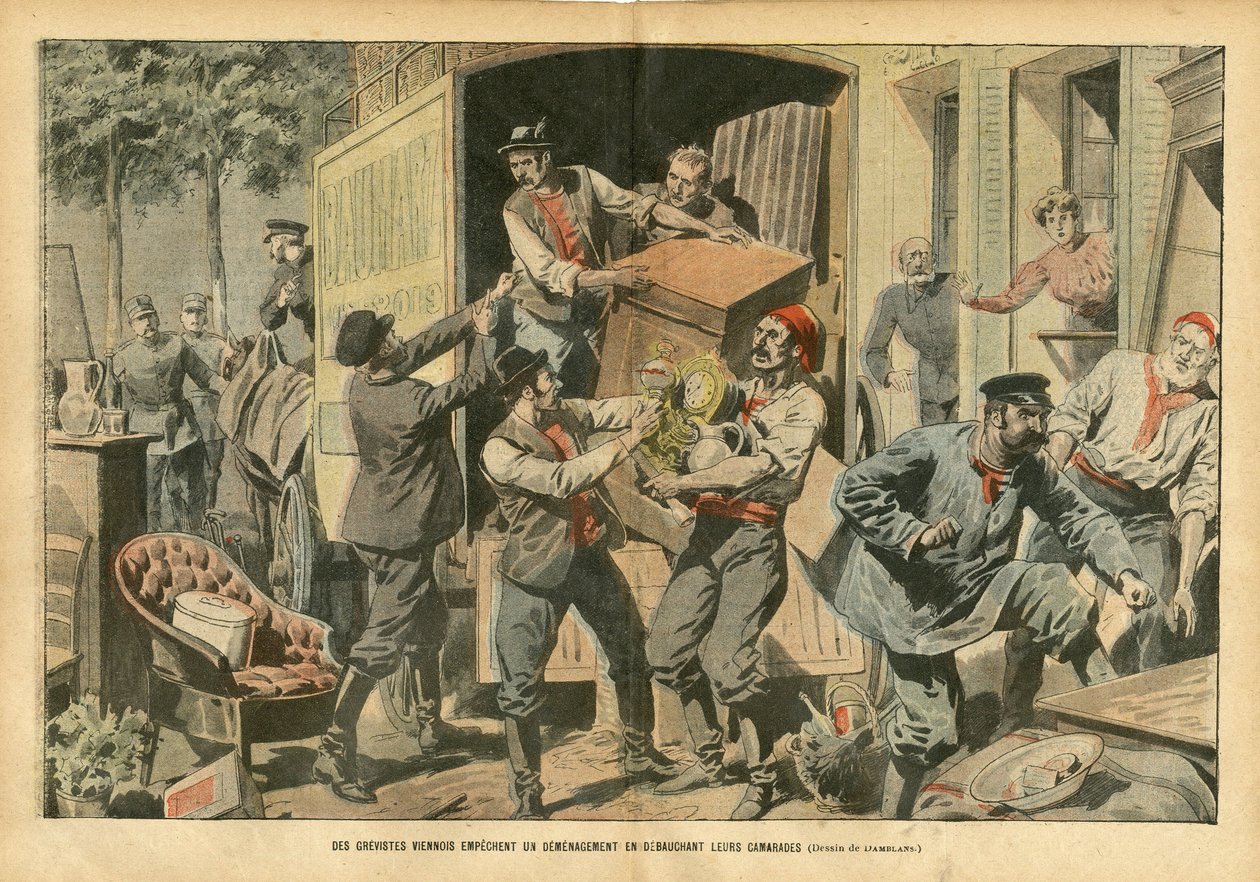 Illustration of Eugene Damblans (1865-1945) in Le Pelerin بواسطة يوجين دامبلانز