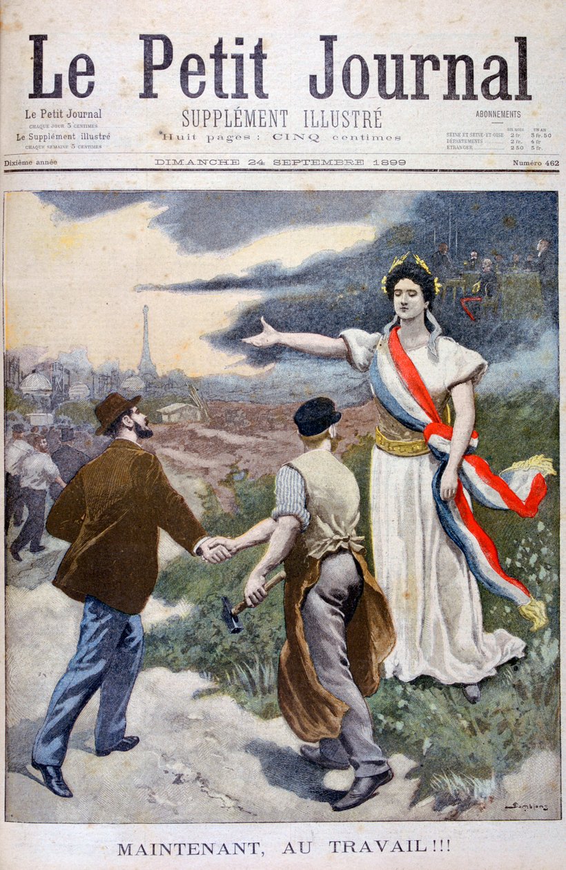 الآن ، مع العمل !!! ، 1899. بواسطة يوجين دامبلانز