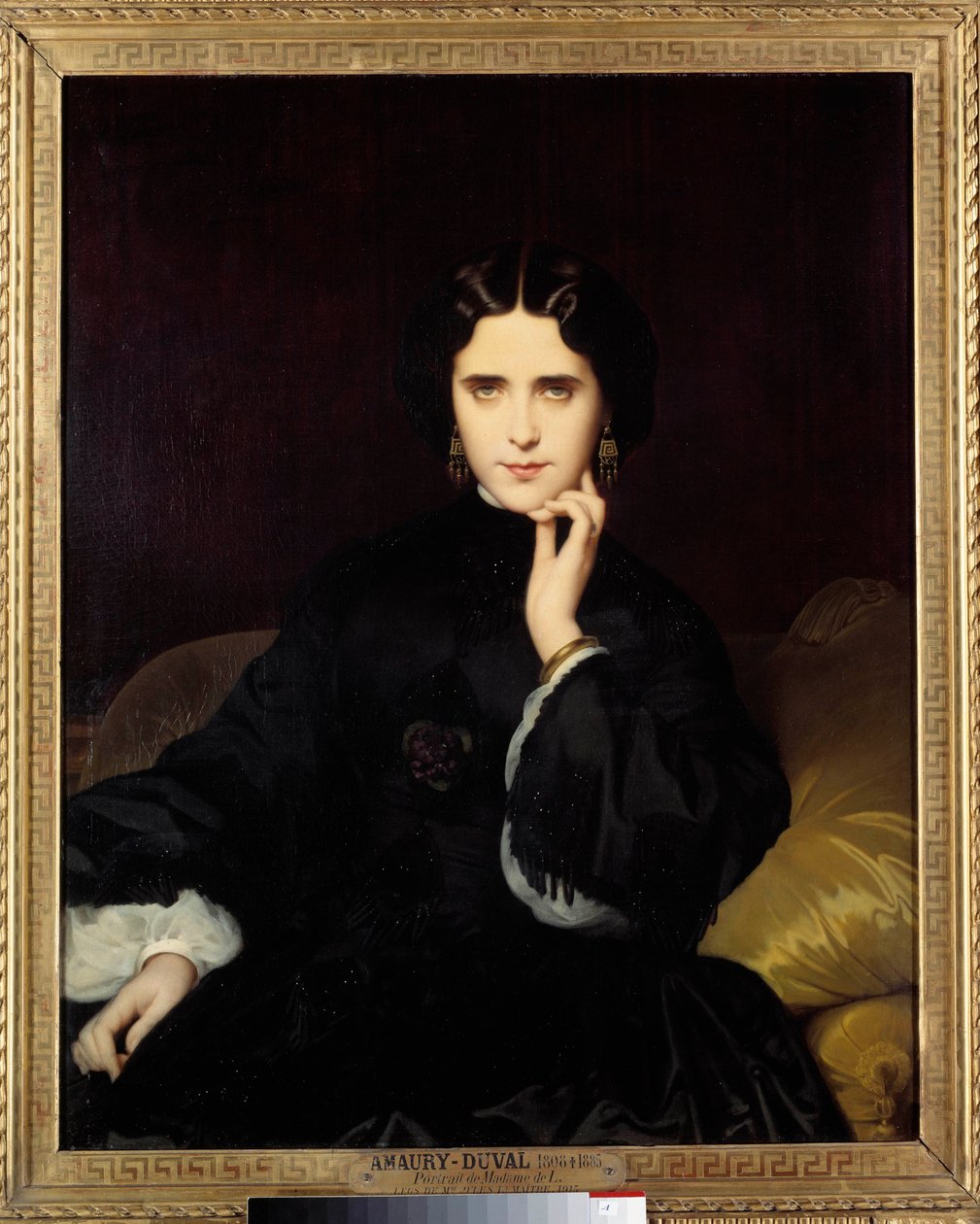 Portrait of Madame de Loynes (1837-1908) She held an important literary and political salon. Painting by Eugene Amaury-Duval (1808-1885) 1862 Sun. 0,82x1m. Paris, Musee d