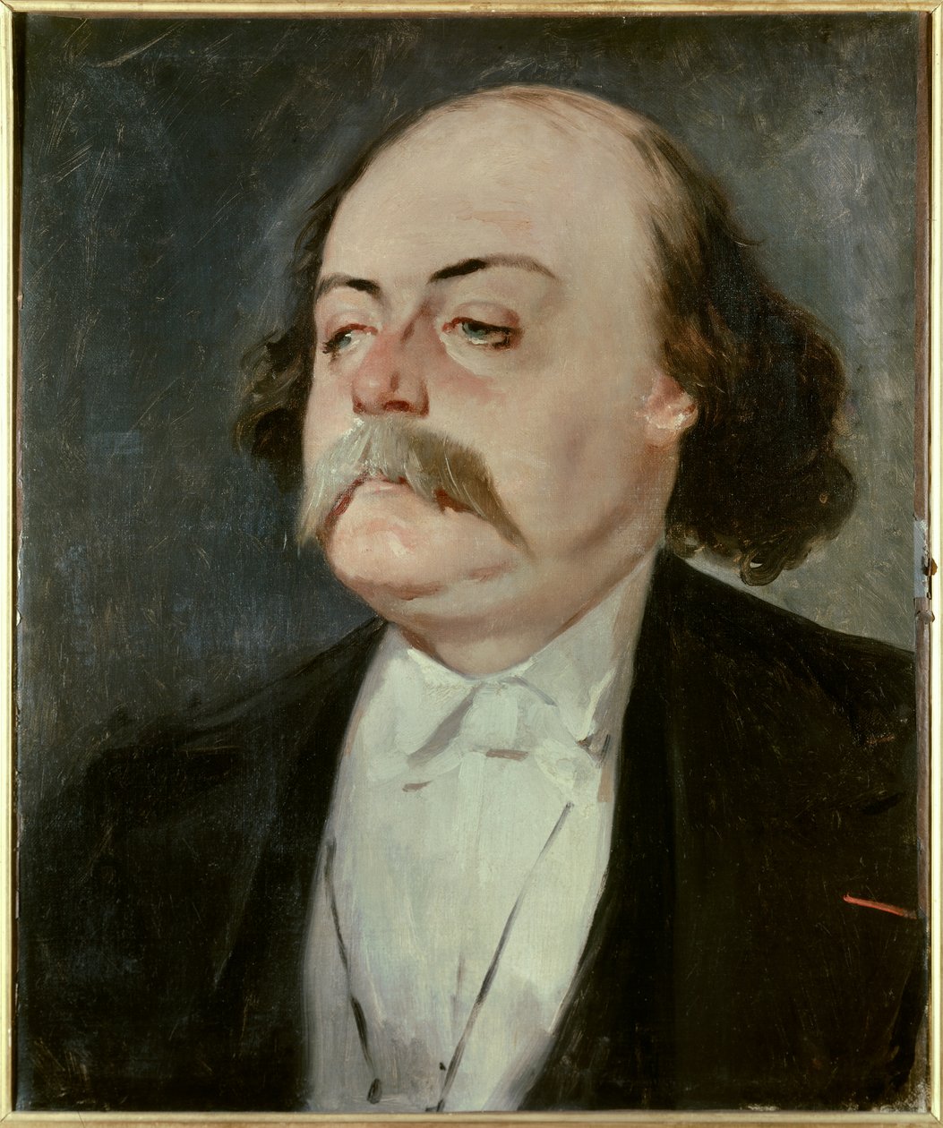 صورة لجوستاف فلوبير (1821-1880) ، كاتب فرنسي ، حوالي عام 1865. لوحة رسمها يوجين جيرو (1806-1881) بواسطة يوجين جيرو
