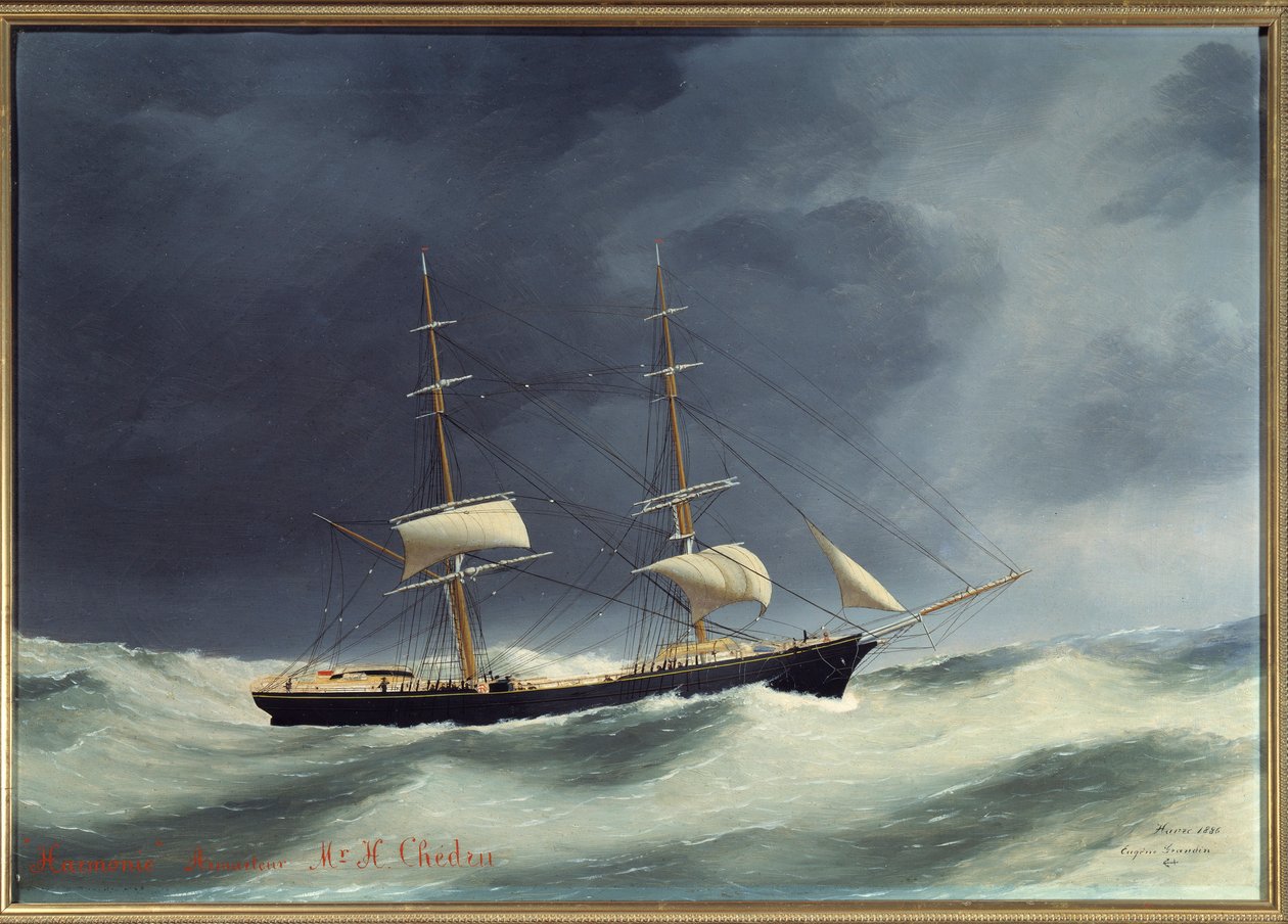 بريك هارموني. لوحة ليوجين مارغريت جراندين ديت يوجين غراندين (1833-1916) بواسطة يوجين جراندين