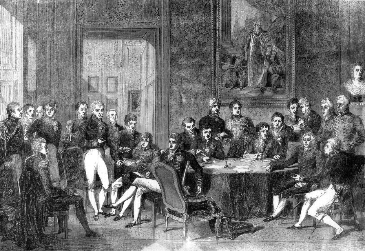 مؤتمر فيينا ، 1856. بواسطة يوجين ايزابي