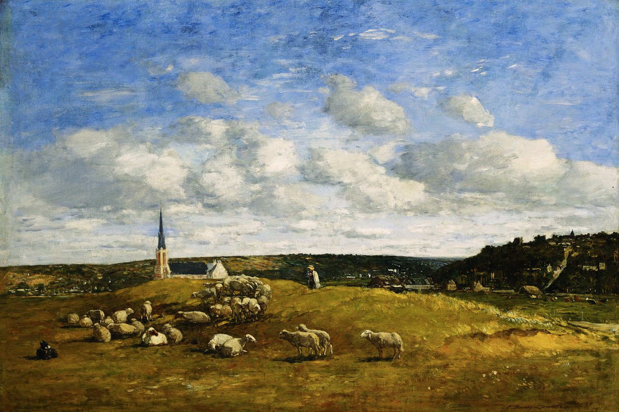 دوفيل ، 1870-1874 بواسطة يوجين لويس بودين