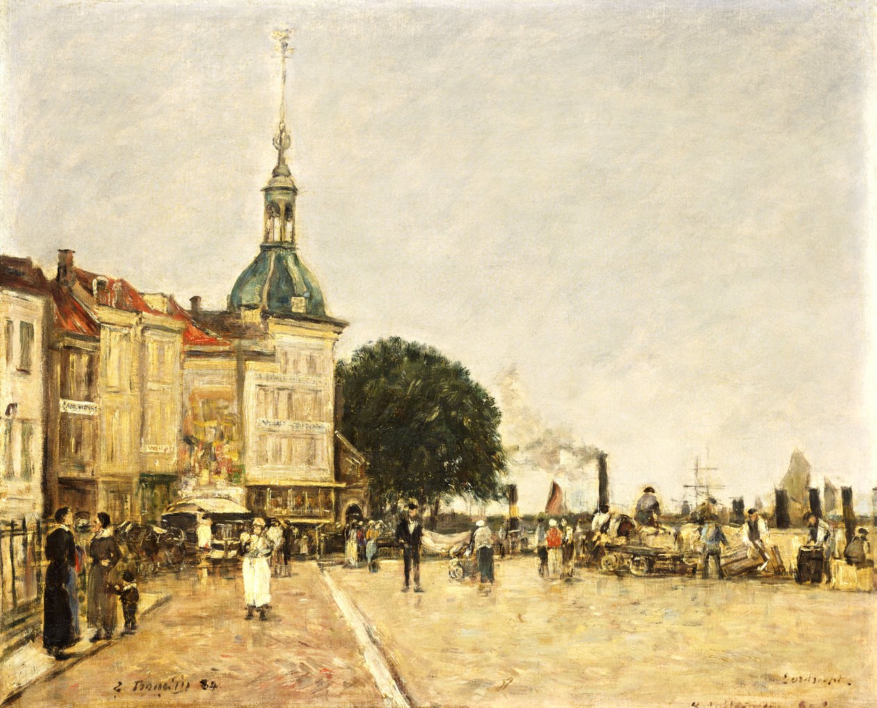 دوردريخت ، لا فيل ، 1884 بواسطة يوجين لويس بودين