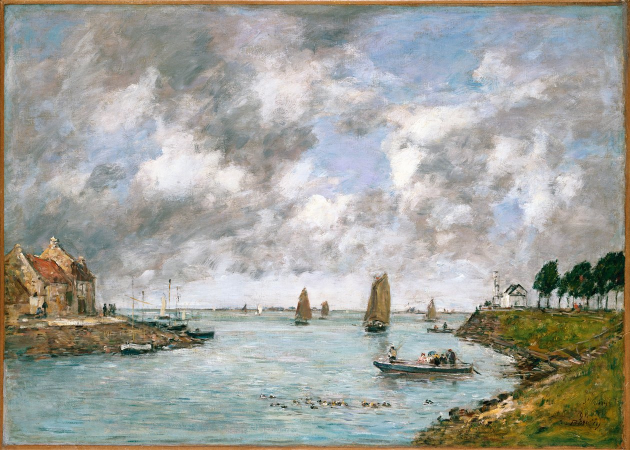 مصب نهر السوم ، سانت فاليري سور سوم ، 1891 بواسطة يوجين لويس بودين