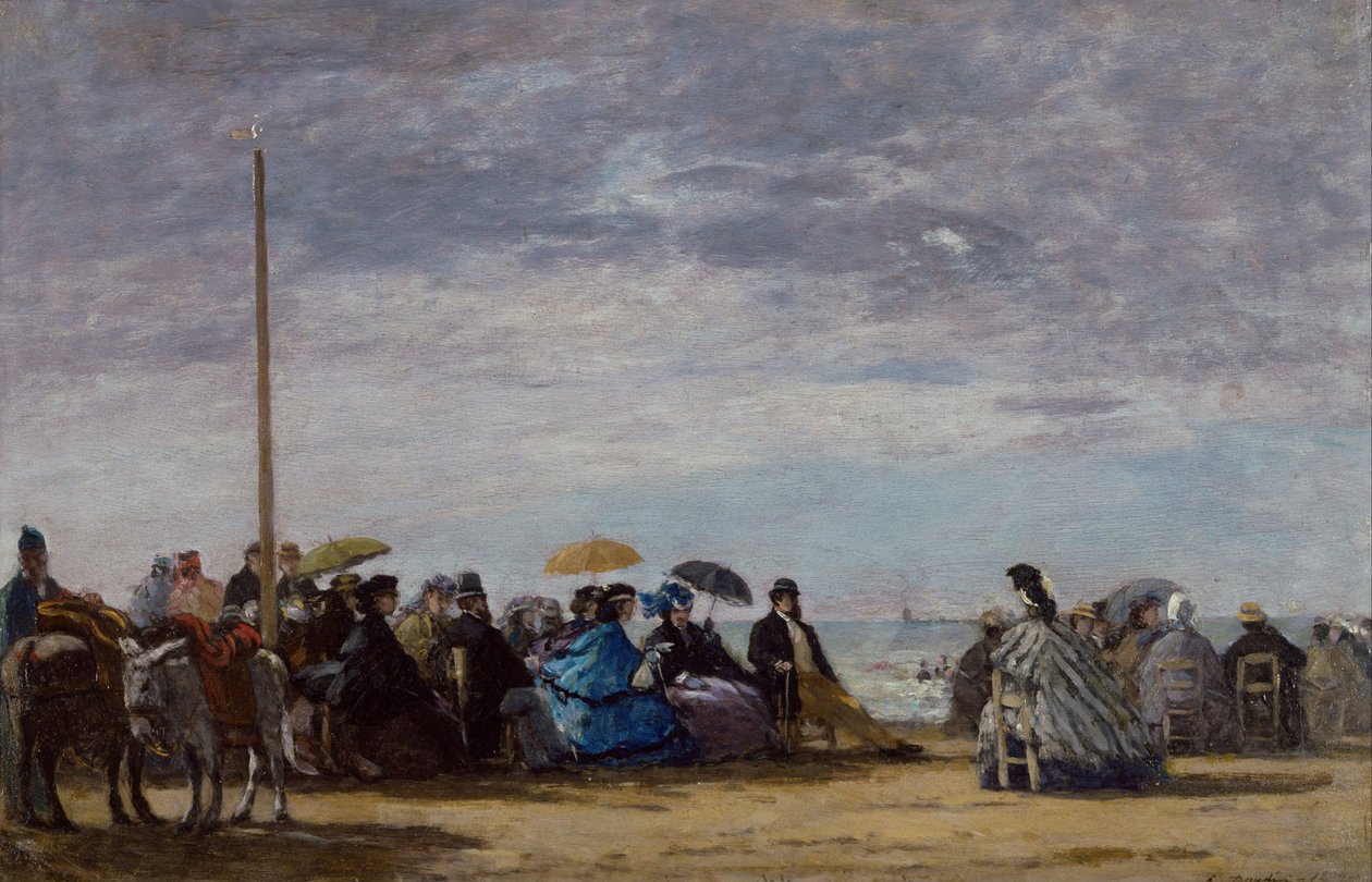 الشاطئ ، 1864 بواسطة يوجين لويس بودين