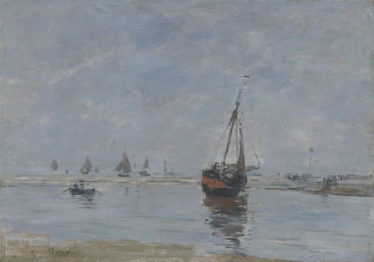 تروفيل عند لو تايد ، c.1888-95 بواسطة يوجين لويس بودين