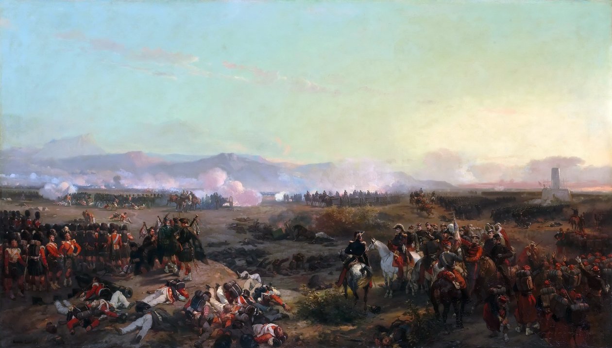 معركة ألما في 20 سبتمبر 1854 بواسطة يوجين لويس لامي