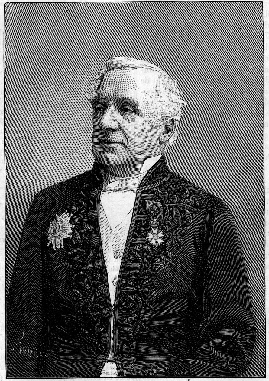صورة للبارون فيليكس هيبوليت لاري (1808-1895) ، جراح فرنسي ، عضو في أكاديمية العلوم وأكاديمية الطب بواسطة يوجين Pirou