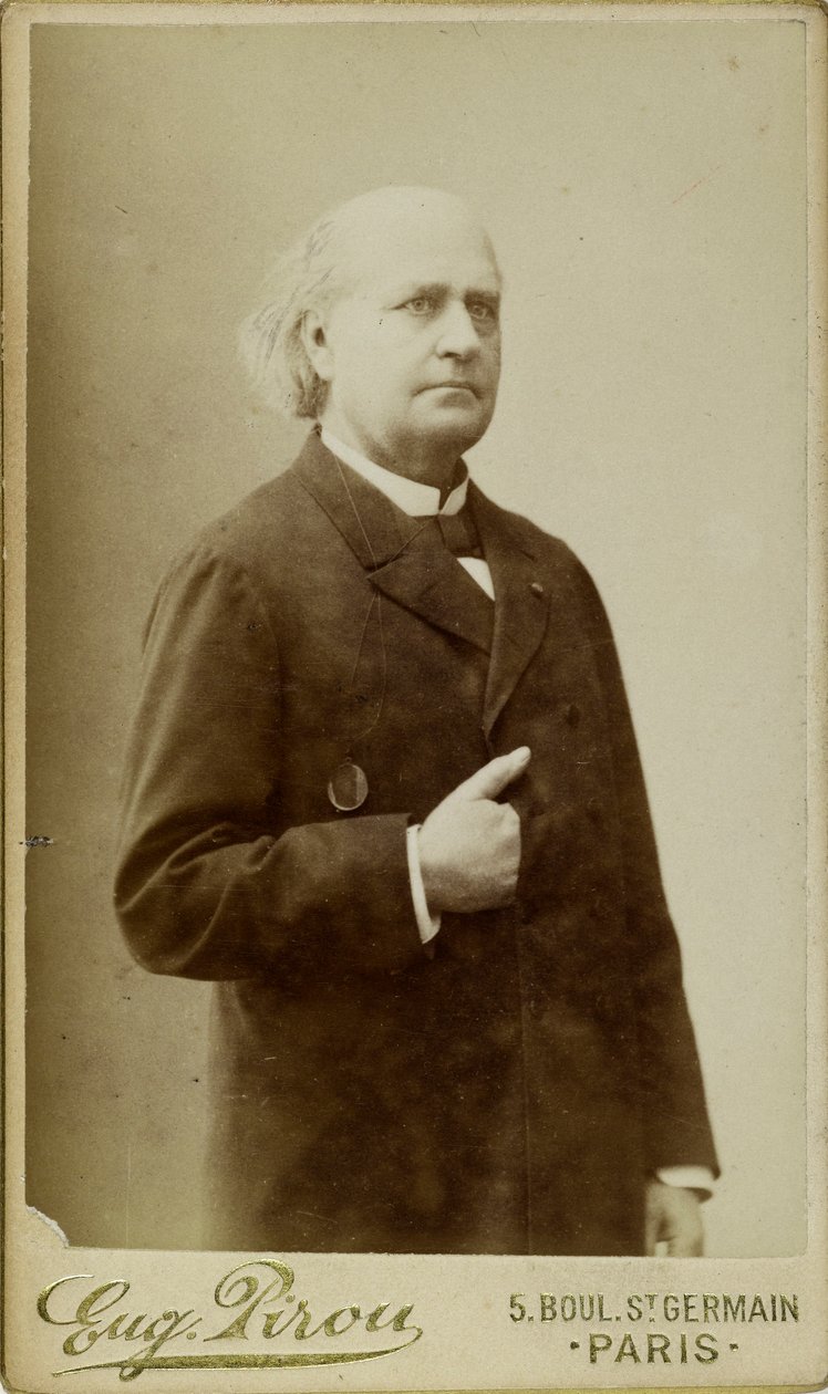 صورة لوكونت دي ليسلي 1818-1894 ، ج. 1870. بواسطة يوجين Pirou