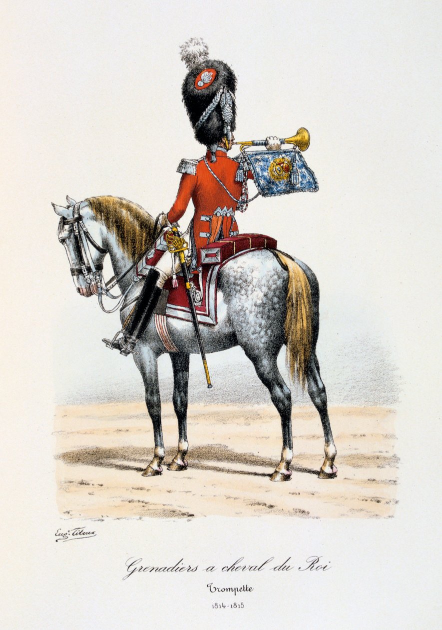Grenadiers à Cheval du Roi ، عازف البوق ، 1814-15 بواسطة يوجين تايتوكس