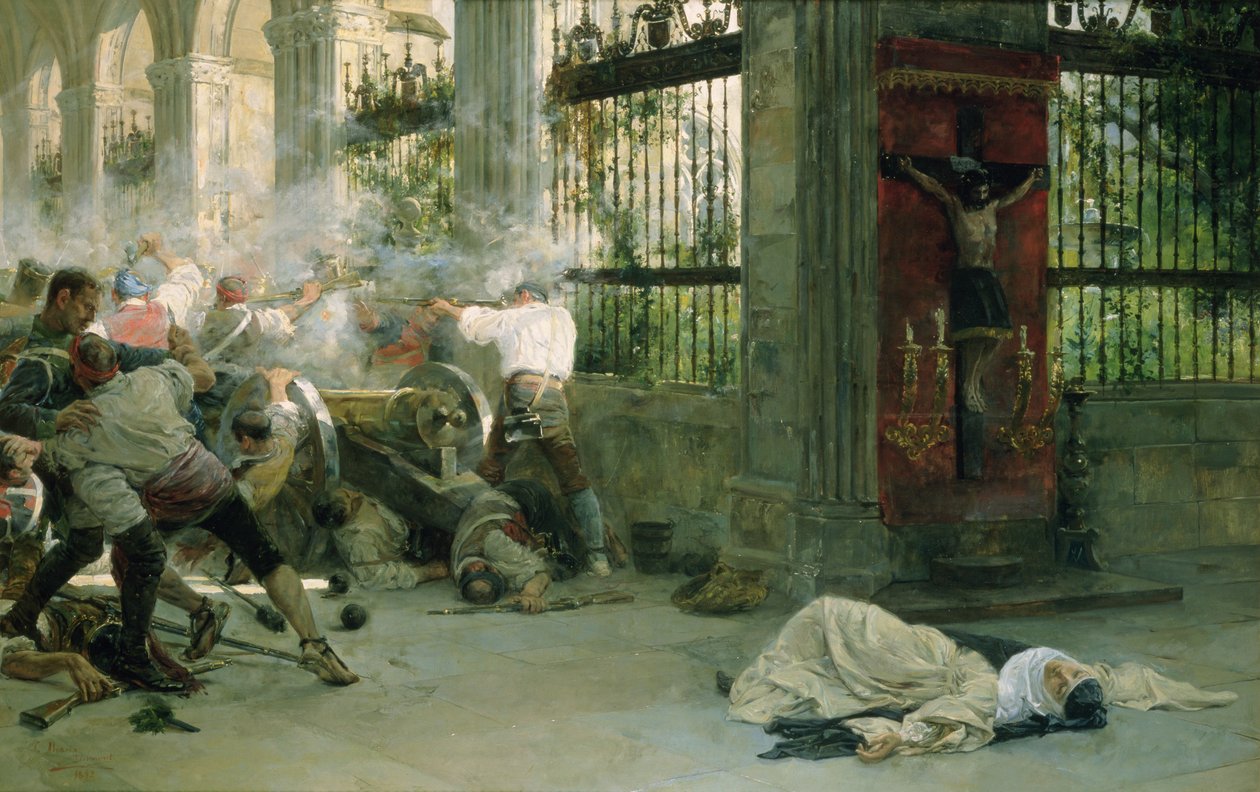 حلقة من حرب الاستقلال ، 1892 بواسطة أوجينيو ألفاريز دومون