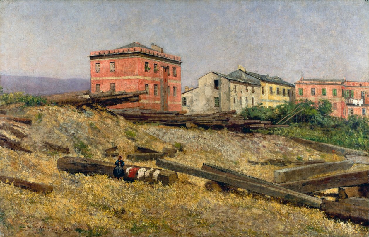 منازل في Ligurian Apennines بواسطة أوجينيو جينيوس