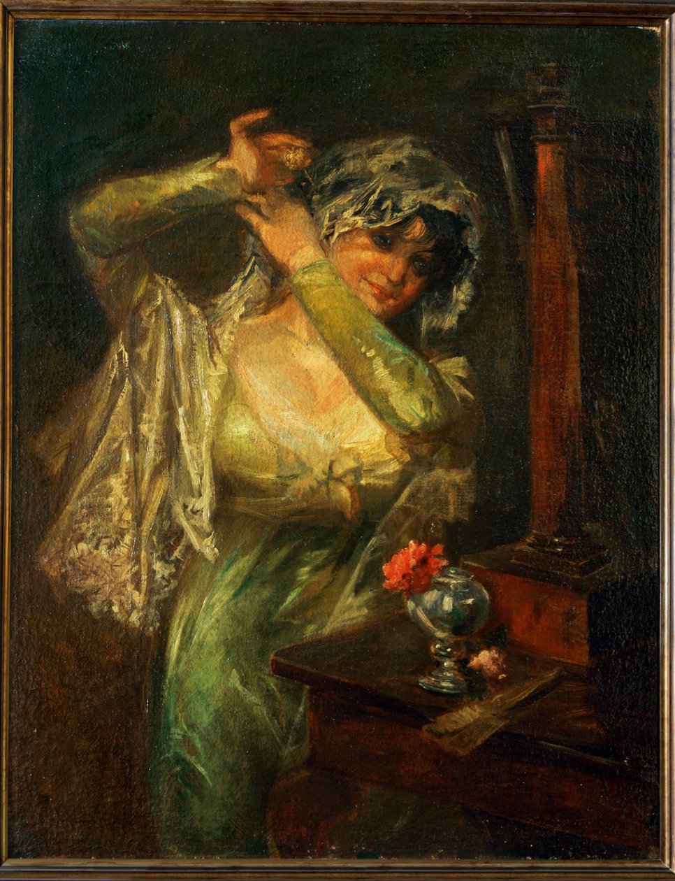 الماجا مع الوردة بواسطة أوجينيو لوكاس فيلازكويز