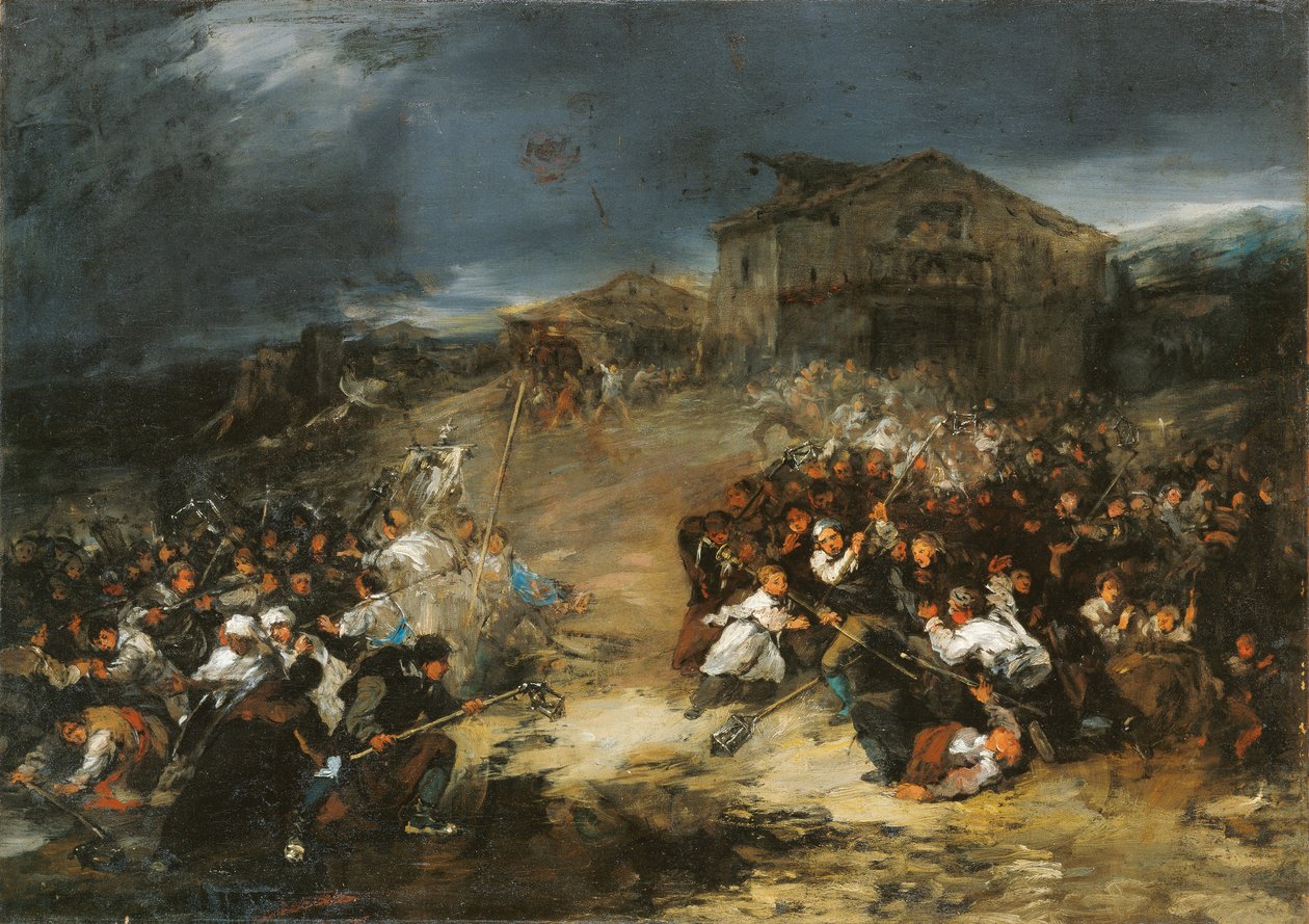 موكب الفجر - لوكاس فيلاسكيز ، يوجين (1817-1870) - عام 1860 - زيت على قماش - 67.5 × 94.8 - متحف كارمن تيسين ، ملقة بواسطة أوجينيو لوكاس فيلازكويز