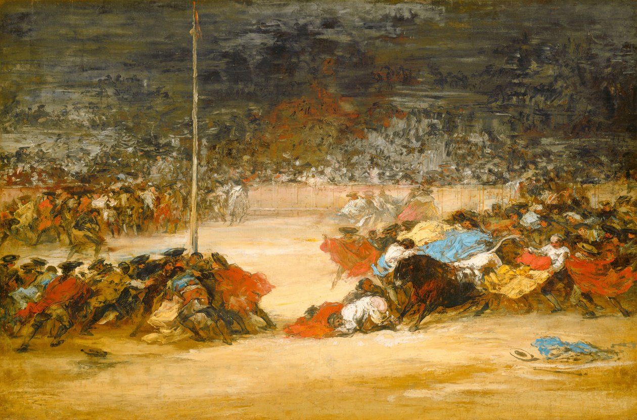 مصارعة الثيران بواسطة أوجينيو لوكاس فيلاميل