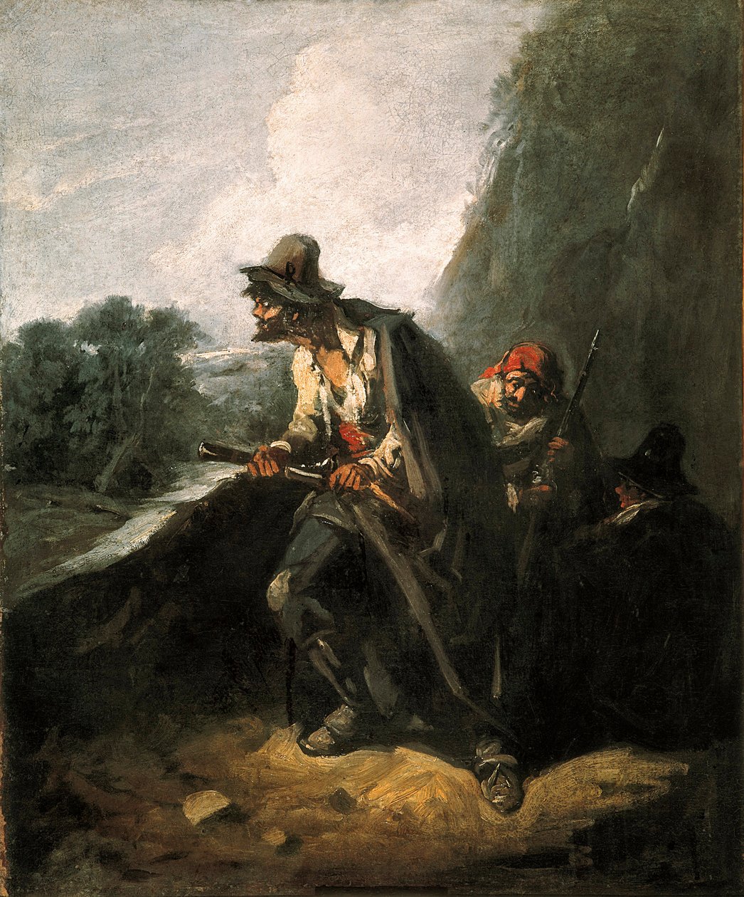 "قطاع الطرق" (الرسم) بواسطة Eugenio Lucas y Padilla