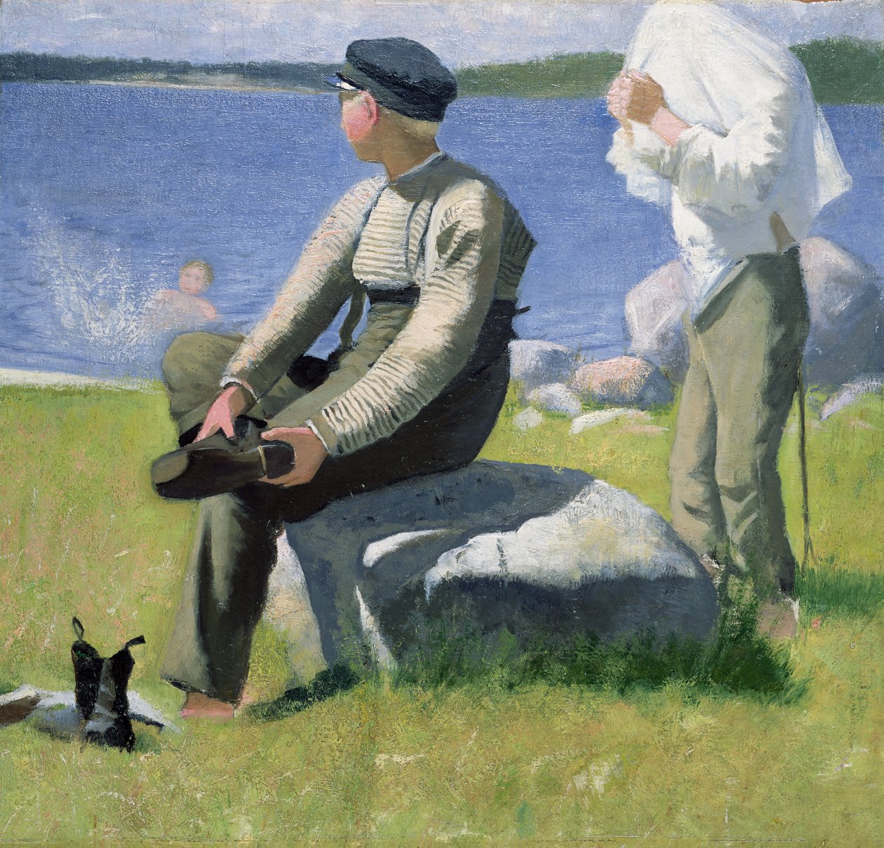 دراسة عن &39;Boys on the Beach&39; ، 1884 بواسطة يوجين يانسون