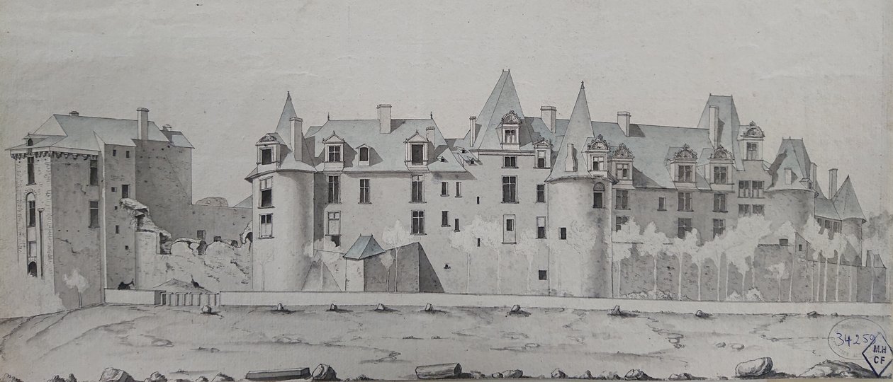 قلعة Châteaubriant التي كتبها يوجين Viollet-le-Duc بواسطة يوجين فيوليت لو دوك