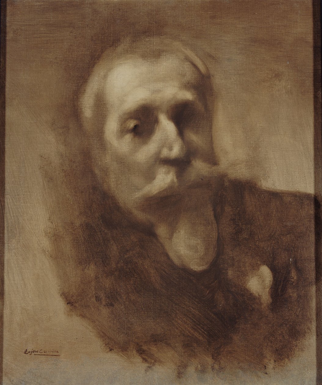 صورة للشاعر والصحفي والروائي أناتول فرانس 1844-1924 ، ج. 1900. بواسطة يوجين كاريير