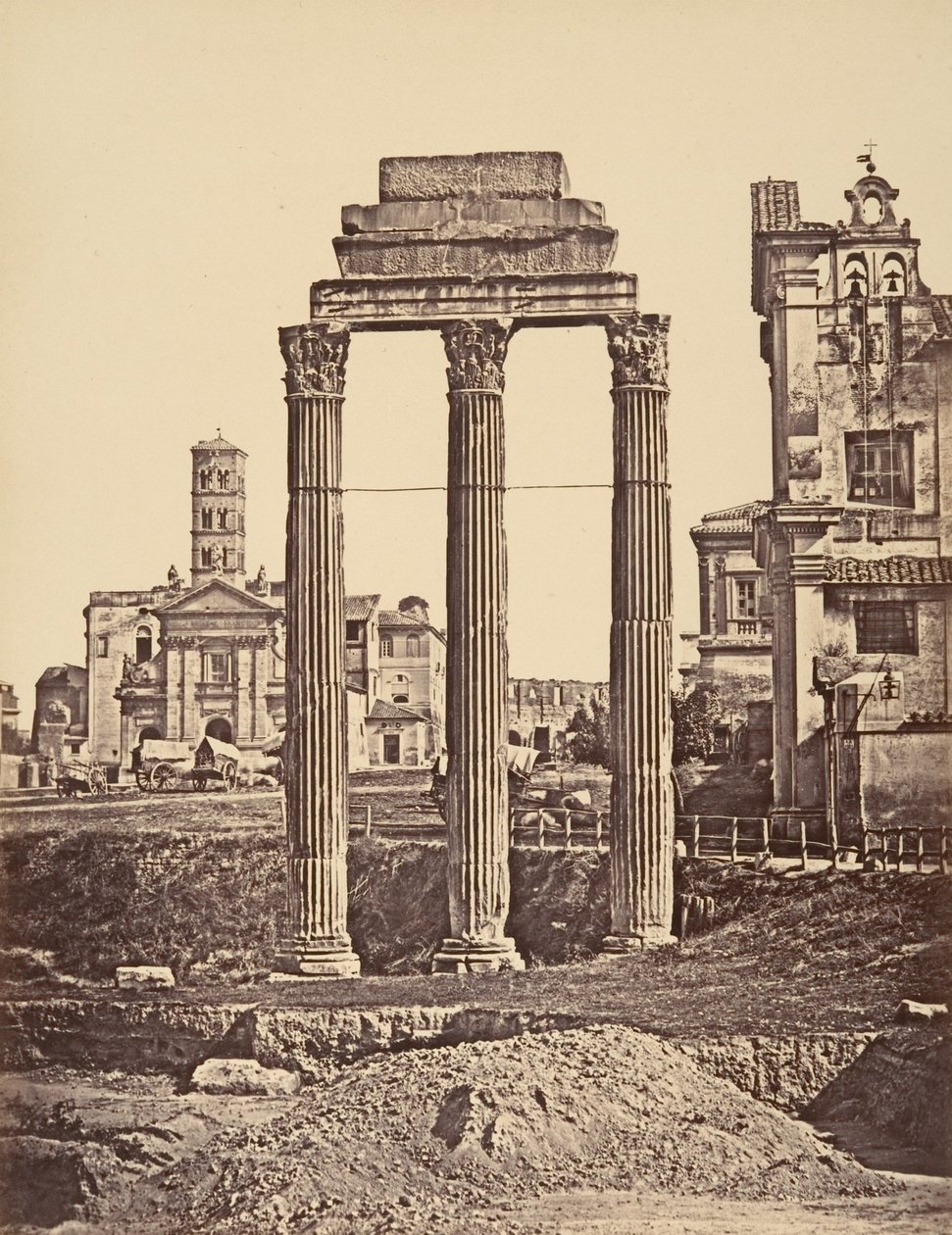 أنقاض المنتدى ، 1848-1852. بواسطة يوجين كونستانت