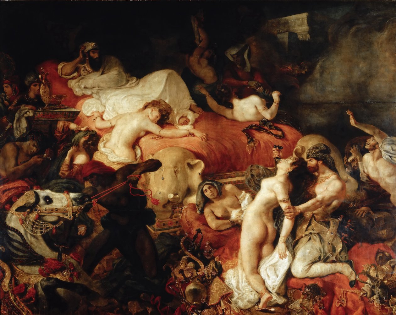 وفاة Sardanapalus بواسطة فرديناند فيكتور يوجين ديلاكروا