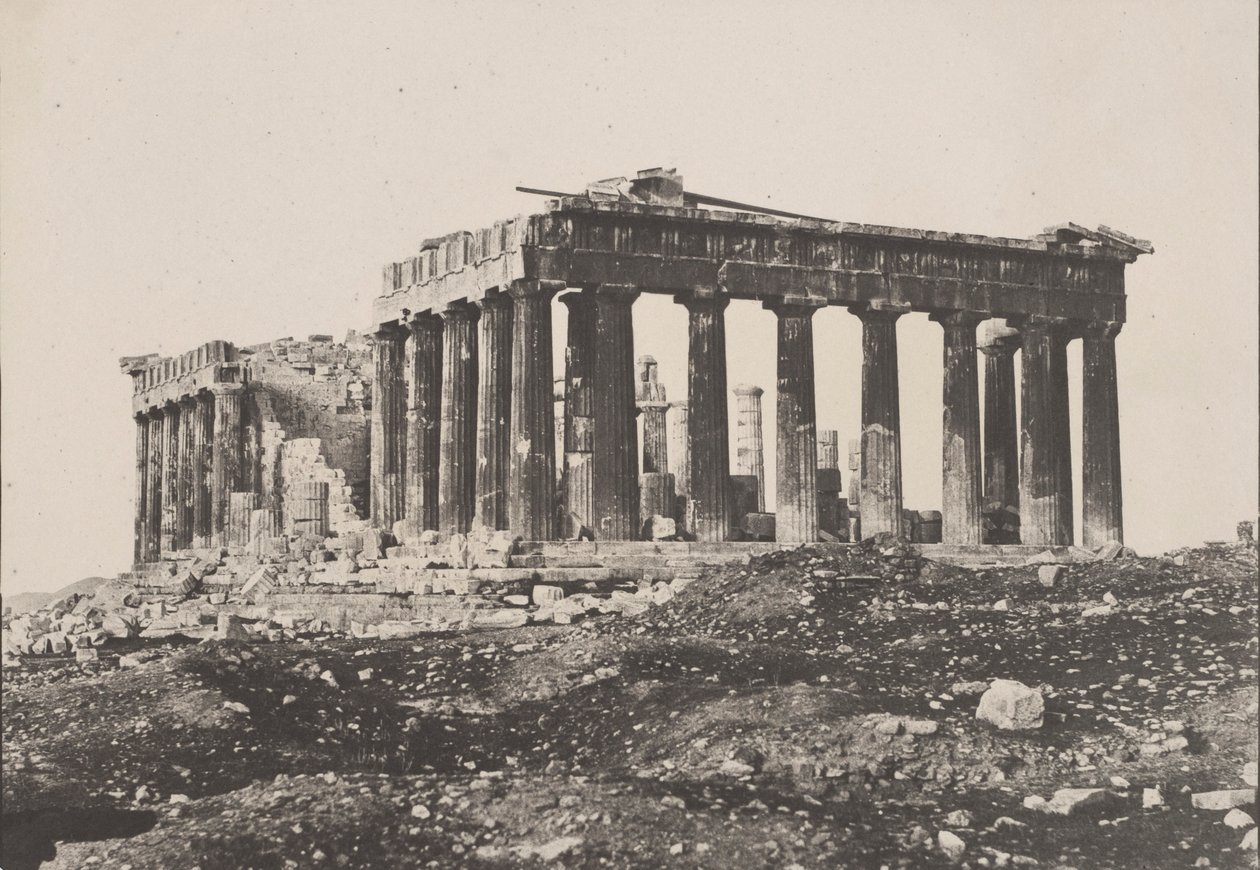 بارثينون ، 1852. بواسطة يوجين بيوت