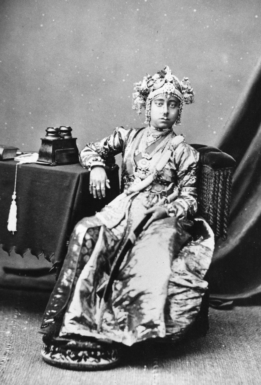 أميرة تانجور ، 1877 بواسطة المصور الأوروبي