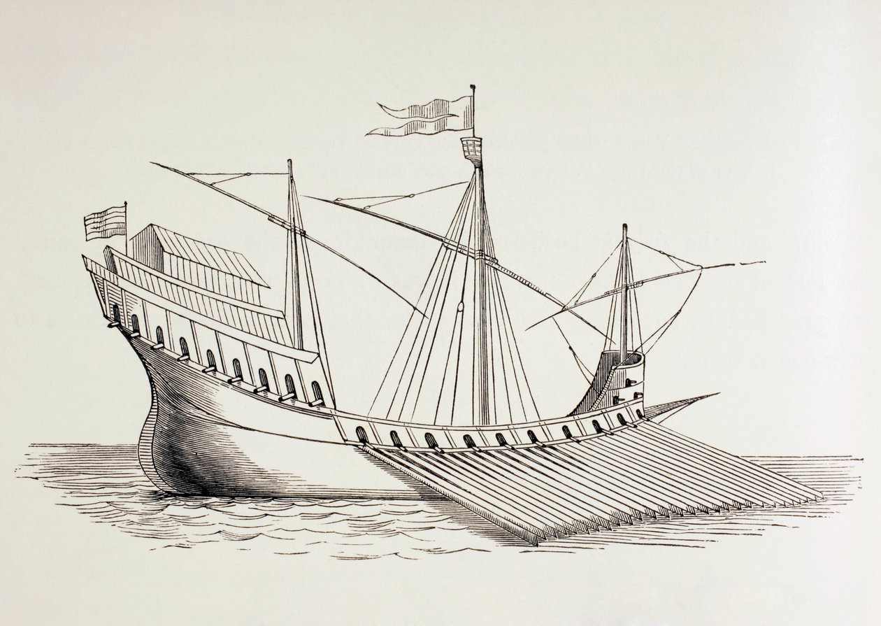 القرن السادس عشر جالي ، c.1880 بواسطة المدرسة الأوروبية