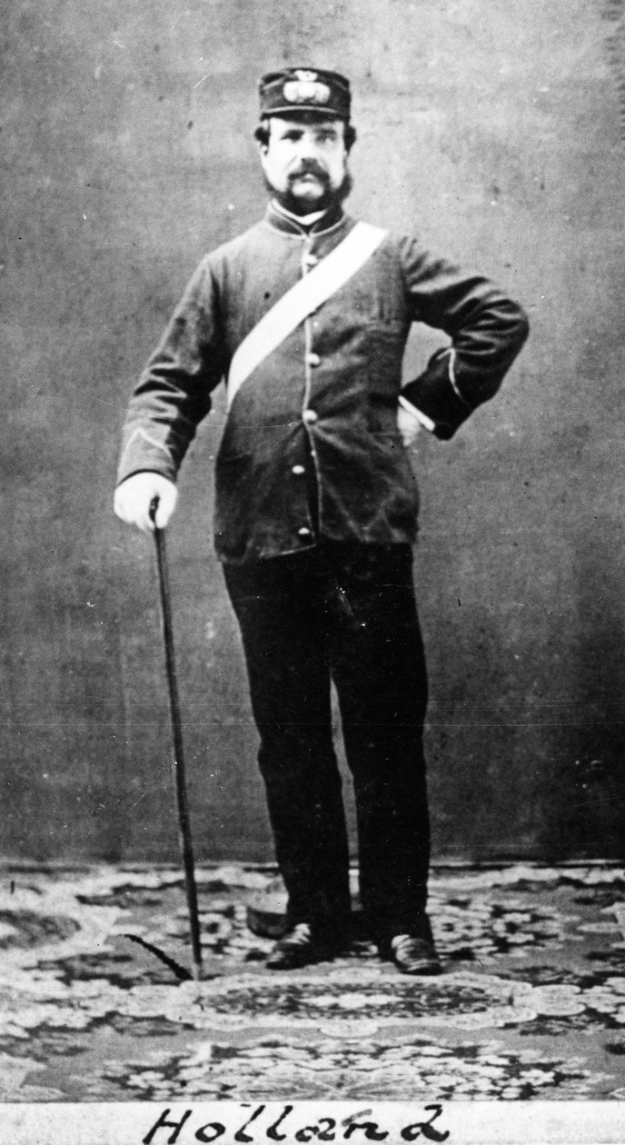 كابتن هولاند ، c.1860 بواسطة المصور الأوروبي