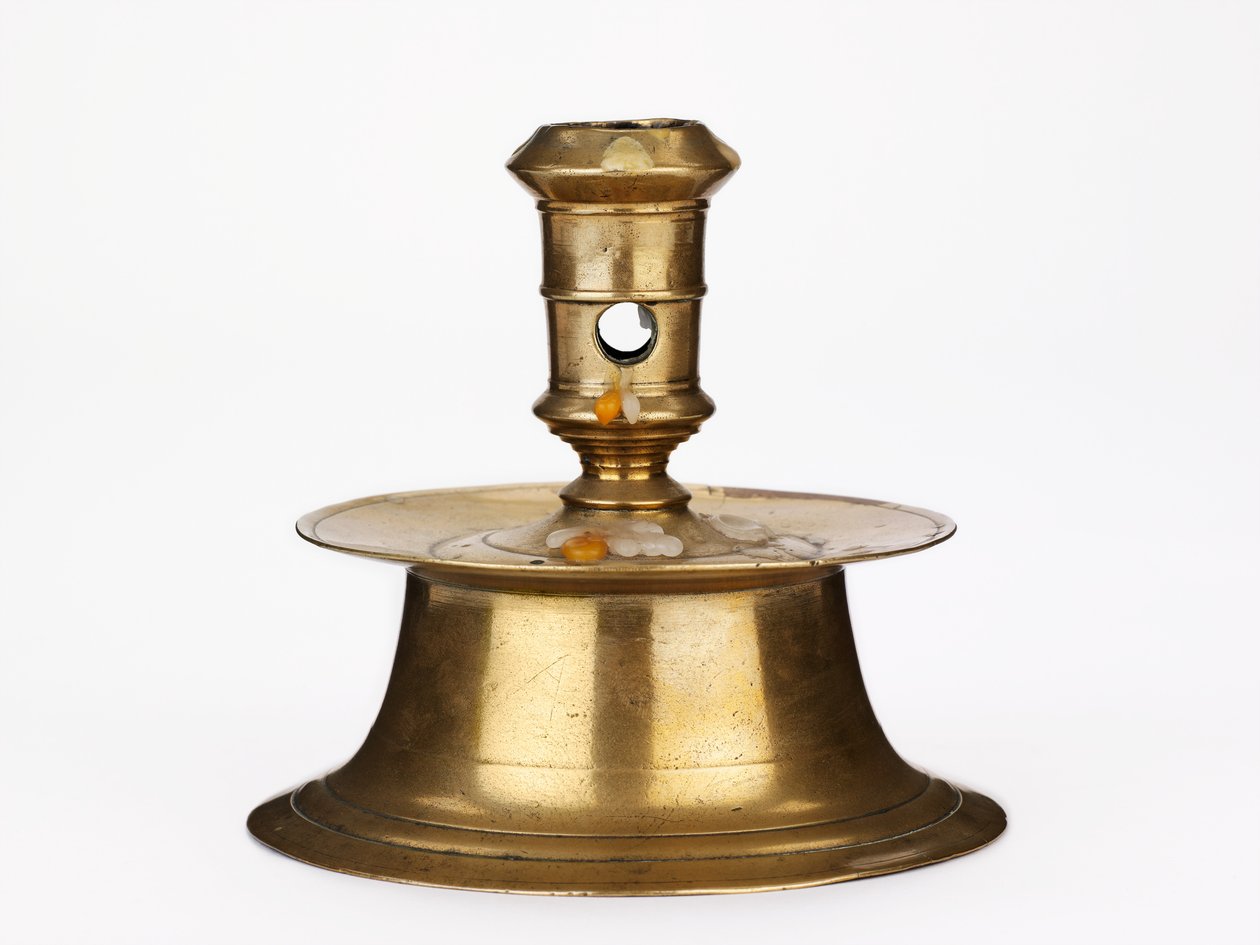 شمعدان كابستان ، c.1600 (نحاس) بواسطة المدرسة الأوروبية
