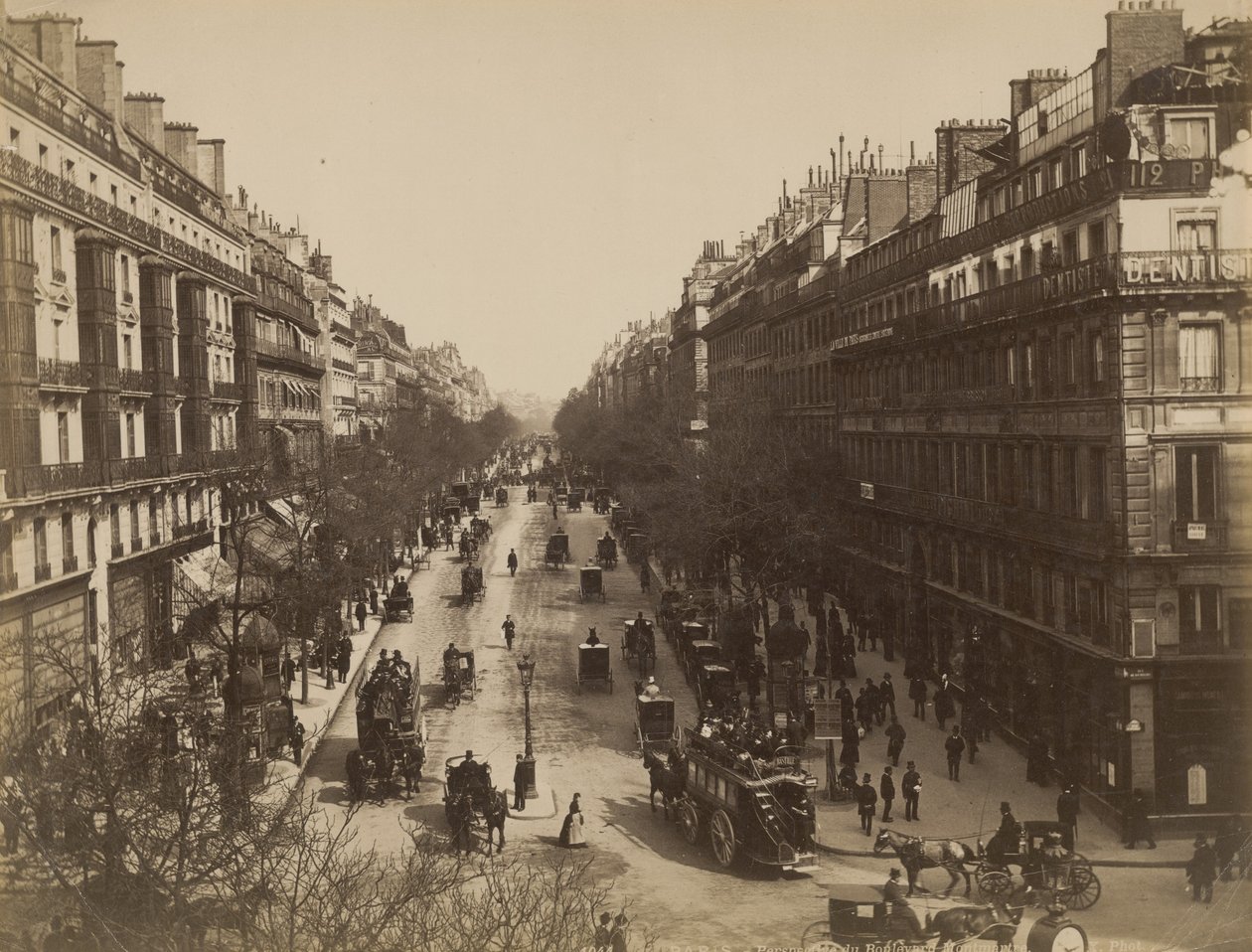 مونمارتر ، 1870 بواسطة المدرسة الأوروبية
