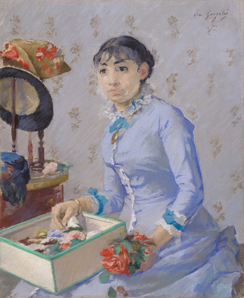 The Milliner ، c.1877 بواسطة إيفا جونزاليس