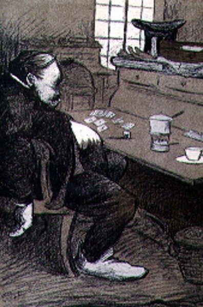 عمل محفور بواسطة JGR من حانة 'L'Assiette Au Beurre'. أغسطس 1902 (ليثو) بواسطة قلعة حواء