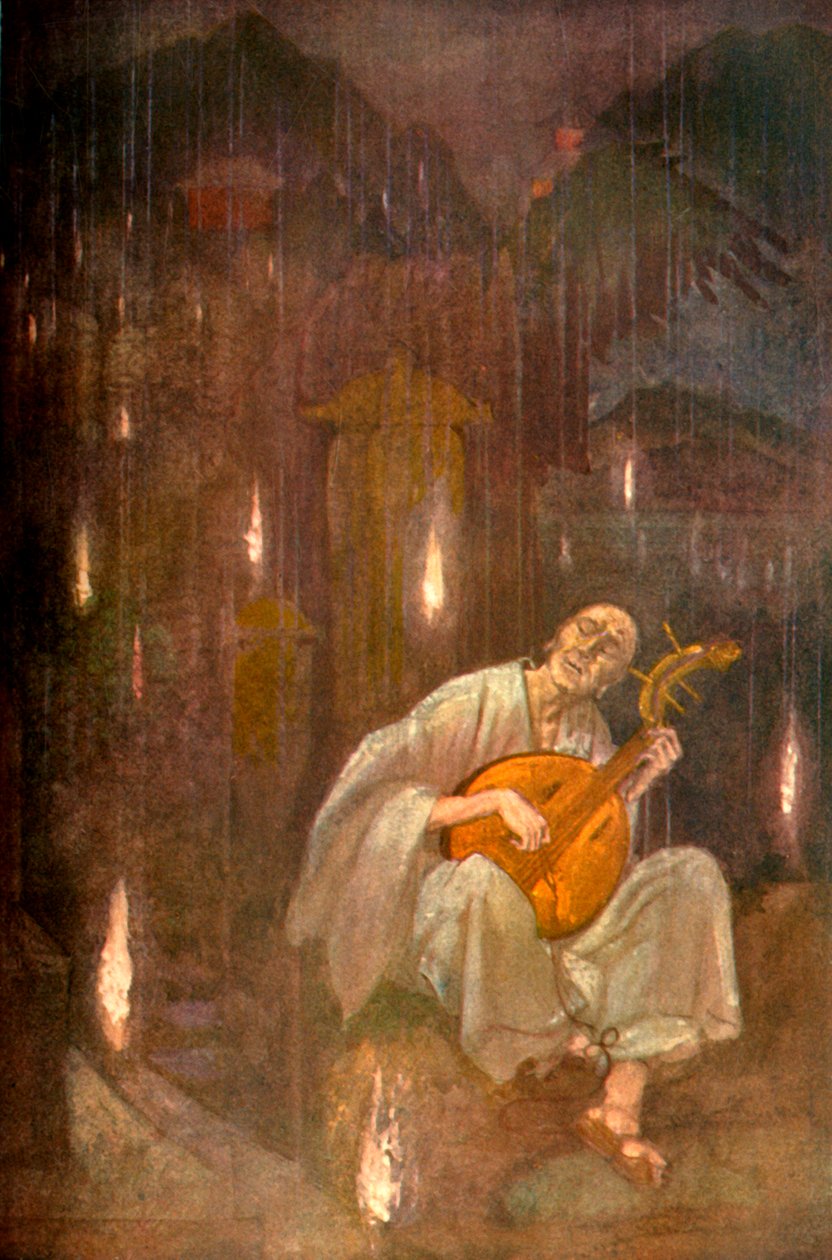 "Hoichi-the-Earless" ، 1912. بواسطة إيفلين بول