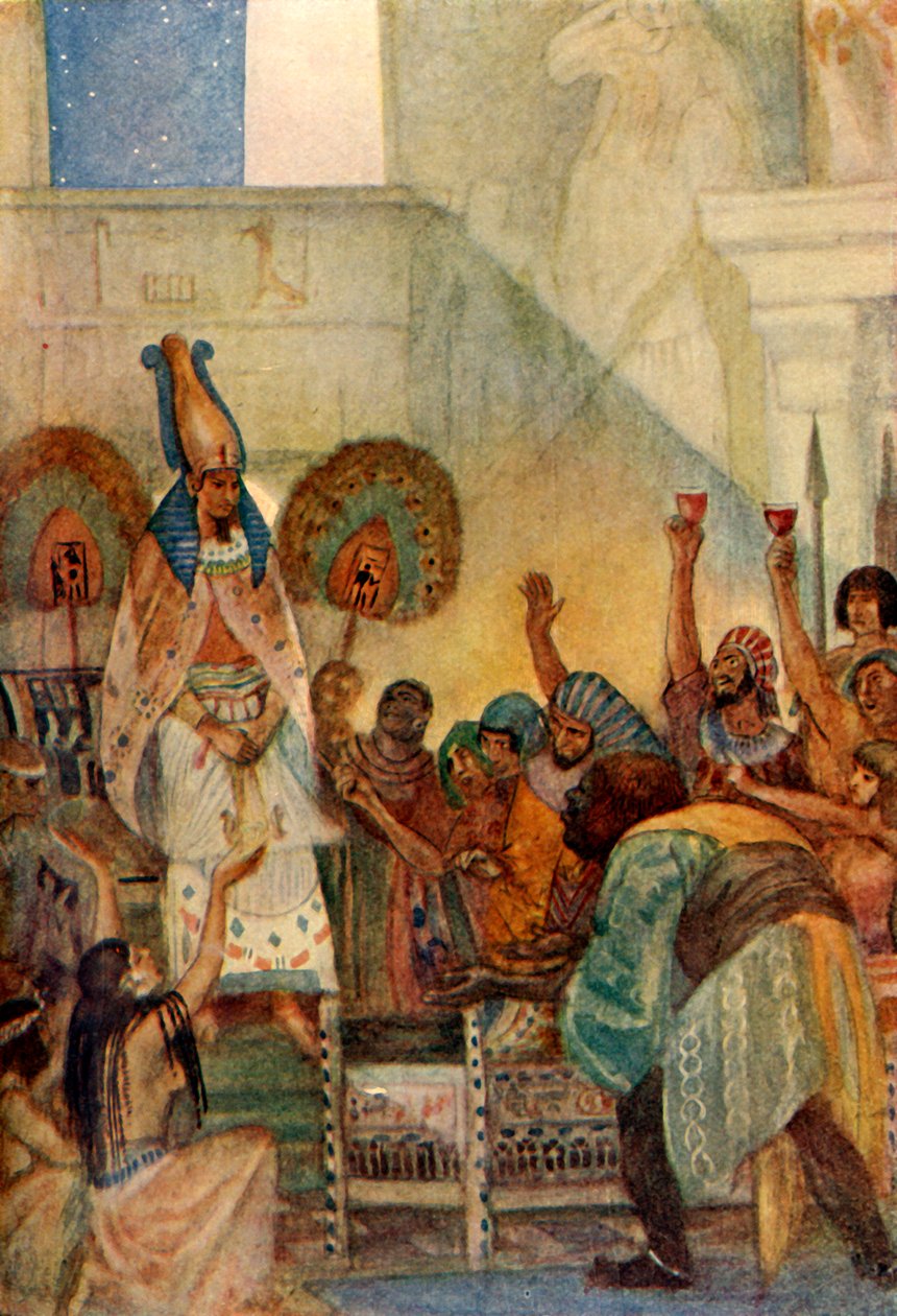 "خدع أوزوريس في الصندوق" ، 1915. بواسطة إيفلين بول