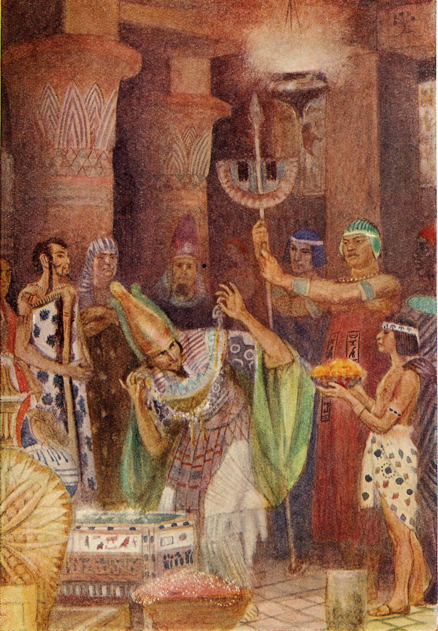 "غرفة الكنز في Rhampsinites" ، 1915. بواسطة إيفلين بول