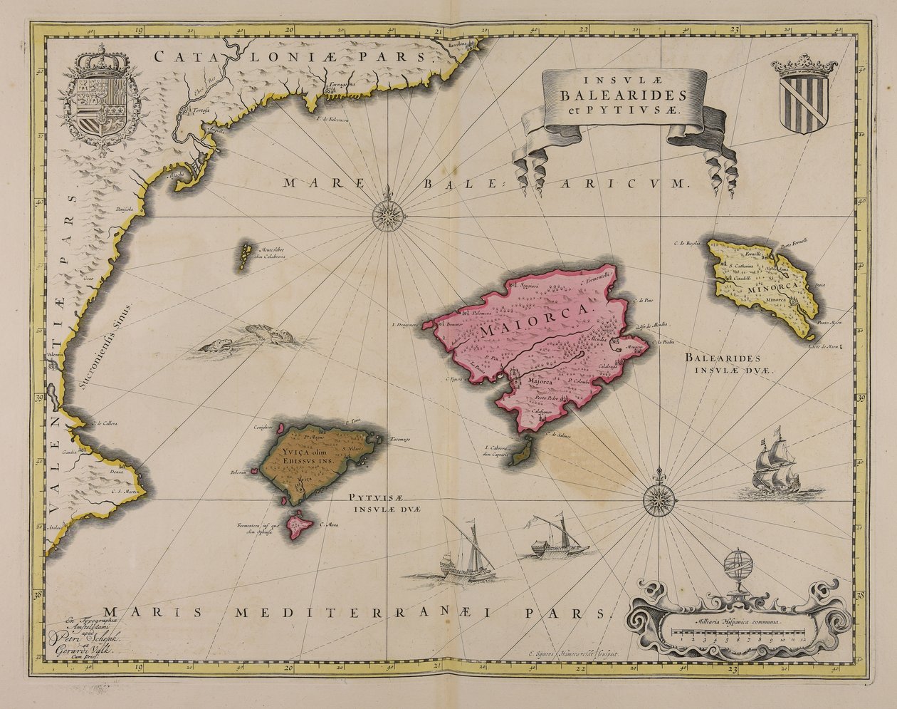جزيرة Balearides و Pytiusae بواسطة Everard Symonsz van Hamersveldt