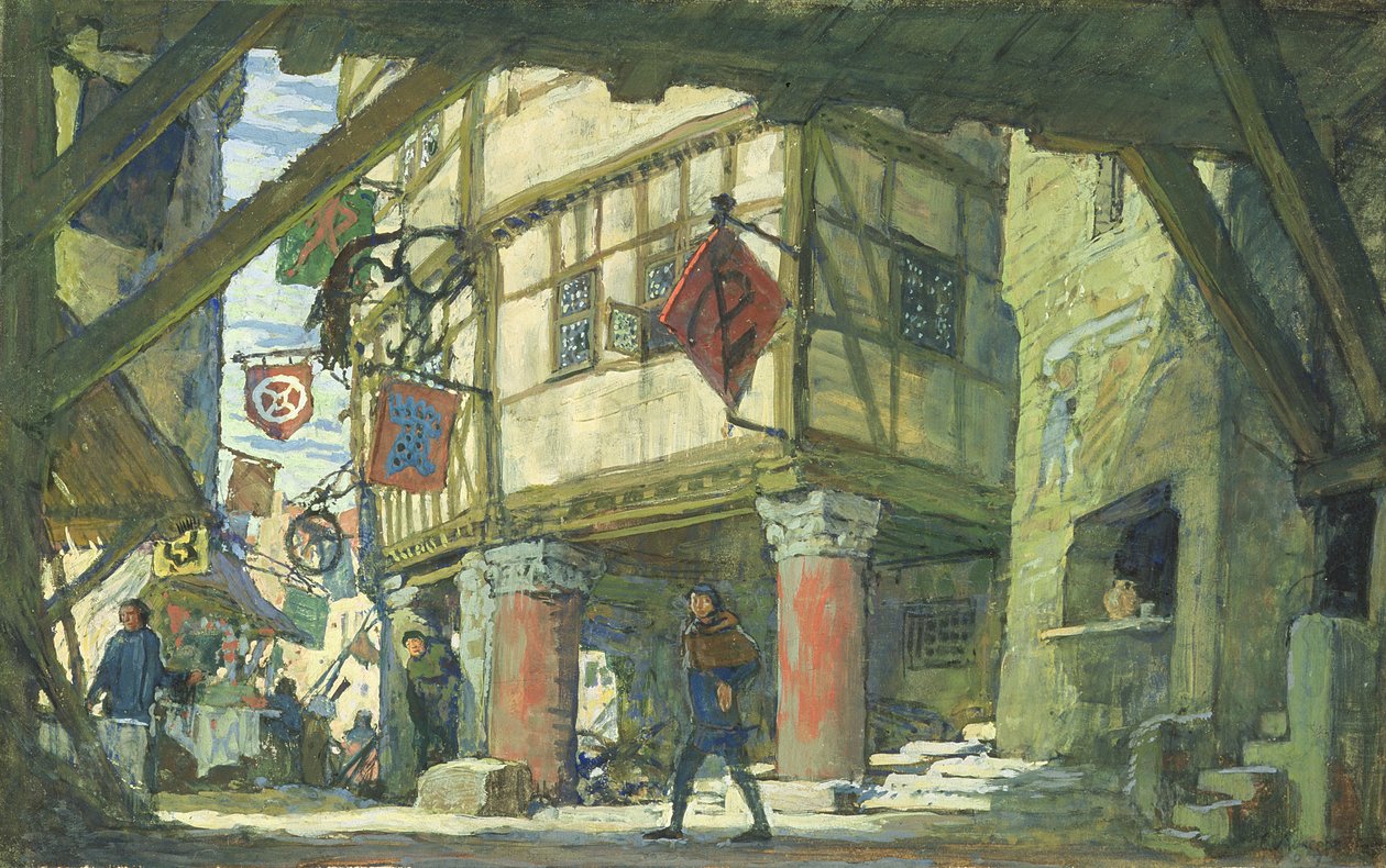 تصميم المسرح للعبة playFair في Indict of St Dionysius 