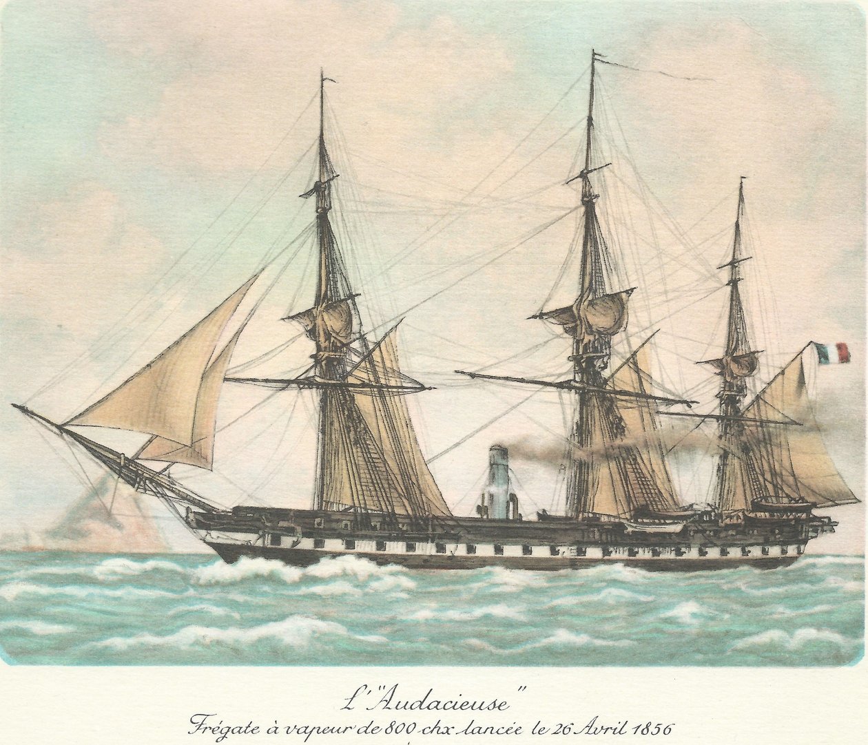 Frégat LAudacieuse بواسطة F. Roux